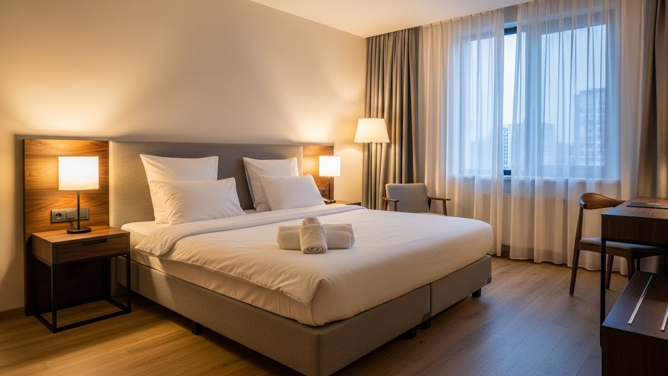 Номер 1 — Большой номер с двуспальной кроватью