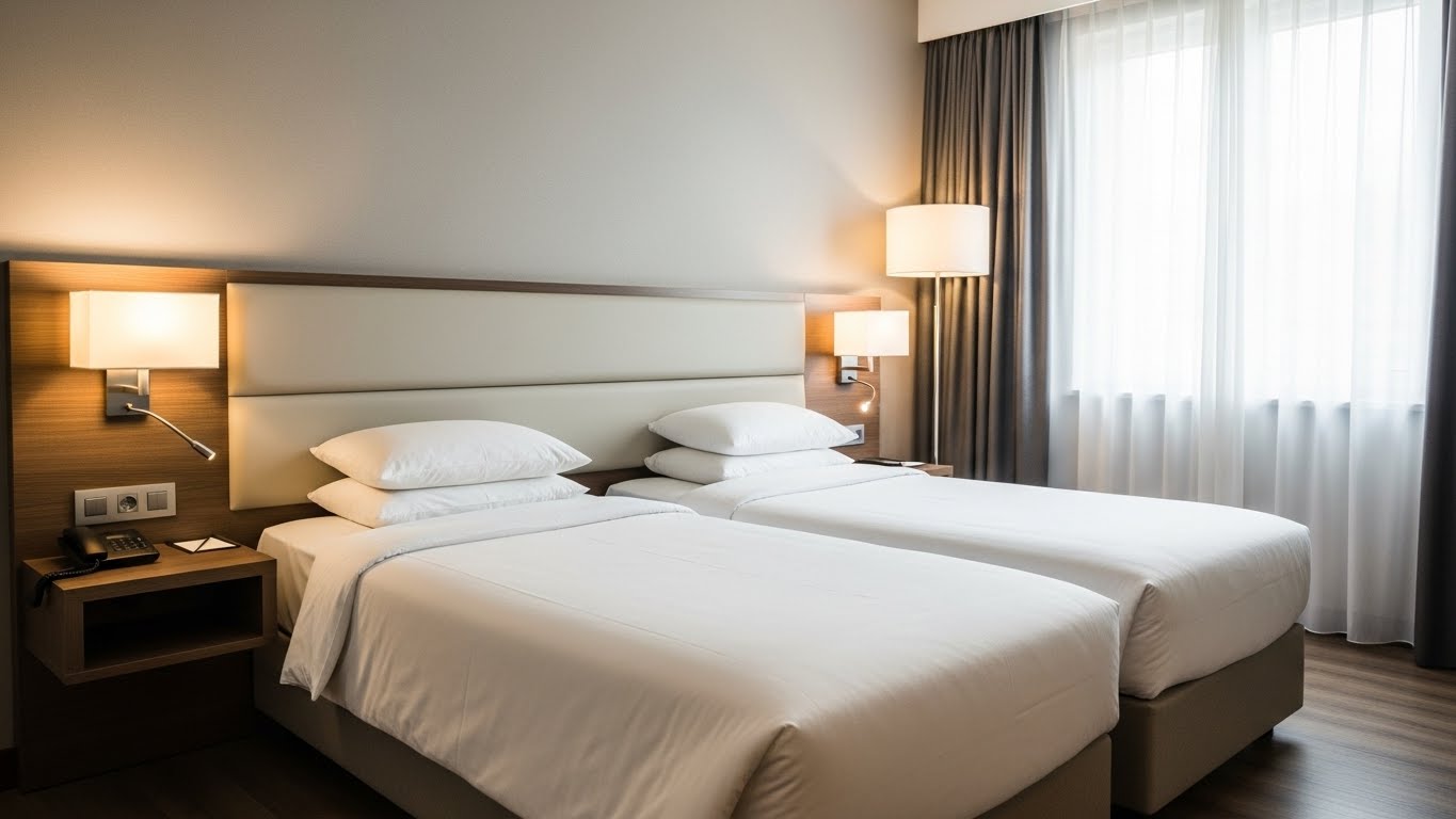 Номер 5 — Номер с двумя раздельными кроватями (улучшенный)