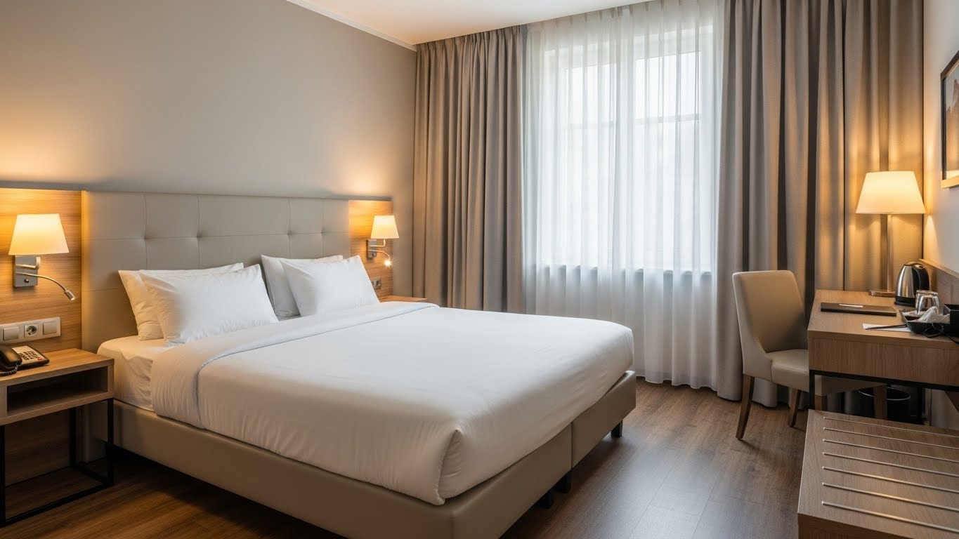 Номер 4 — Улучшенный номер с двуспальной кроватью